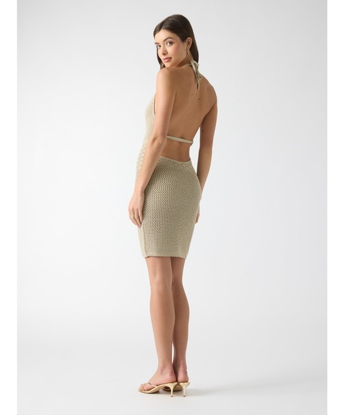 LYNSIE Halter Stitch Dress ワンピース ドレス | GUESS(ゲス) JAPAN