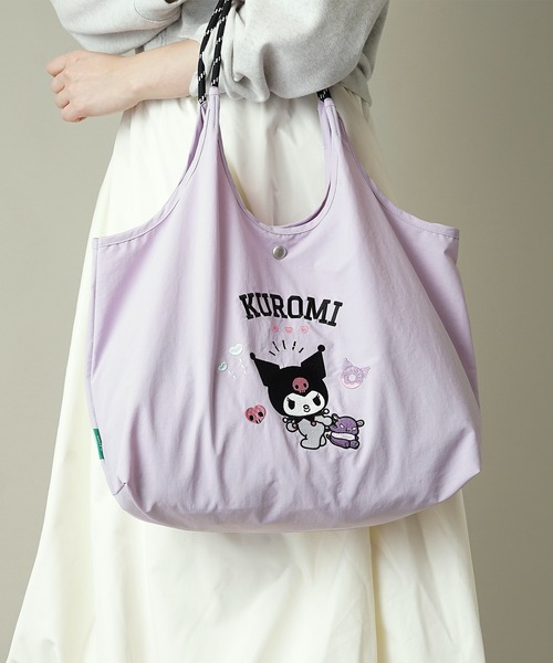 sanrio(サンリオ)の「【unify × Sanrio characters(サンリオキャラクターズ) 】大容量 A4サイズ収納可 軽撥水 トートバッグ SUPK-01(ショルダーバッグ・レディース・サックスブルー/ブラック/ラベンダー/ネイビー/ミント/ライトグレー・ONE SIZE)」の22枚目の写真