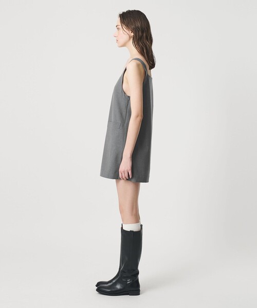 ER(イーアール)の「<ER>Aライン ミニワンピース(ワンピース・レディース・ブラック/グレー系・S/M)」の13枚目の写真