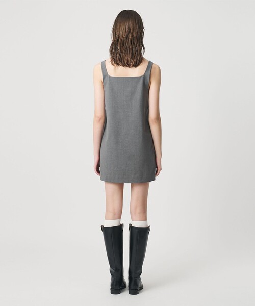 ER(イーアール)の「<ER>Aライン ミニワンピース(ワンピース・レディース・ブラック/グレー系・S/M)」の14枚目の写真