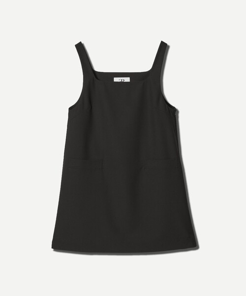 ER(イーアール)の「<ER>Aライン ミニワンピース(ワンピース・レディース・ブラック/グレー系・S/M)」の15枚目の写真