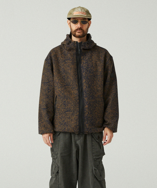 NIGHT DUST HOODIE JACKET BROWN_FQ3WJ90U