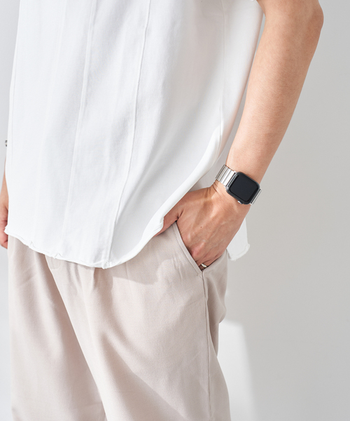 B.C STOCK(ベーセーストック)の「リネンライクブッチャー EASY パンツ(その他パンツ・メンズ・ブラック/ベージュ/レッド・MEDIUM/LARGE)」の18枚目の写真