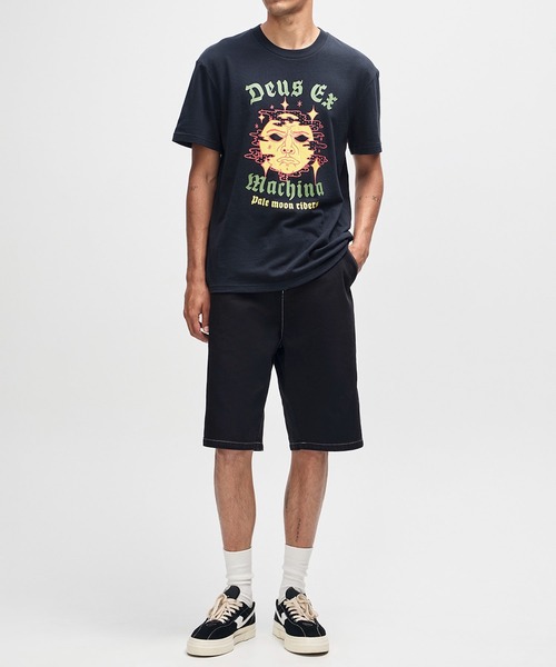 DEUS EX MACHINA（デウスエクスマキナ）の「SOLARIS TEE　ボックスフィットTシャツ　リサイクルコットン素材（Tシャツ/カットソー・メンズ・ブラック・M/L）」の2枚目の写真