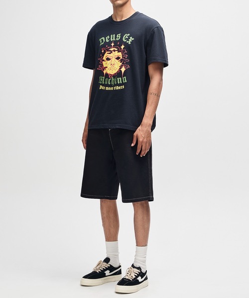 DEUS EX MACHINA（デウスエクスマキナ）の「SOLARIS TEE　ボックスフィットTシャツ　リサイクルコットン素材（Tシャツ/カットソー・メンズ・ブラック・M/L）」の3枚目の写真