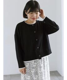 バイカラー」に該当するカーディガン/ボレロファッション通販 - ZOZOTOWN