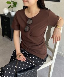 カシュクール」に該当するトップス（ブラウン/茶色系）ファッション