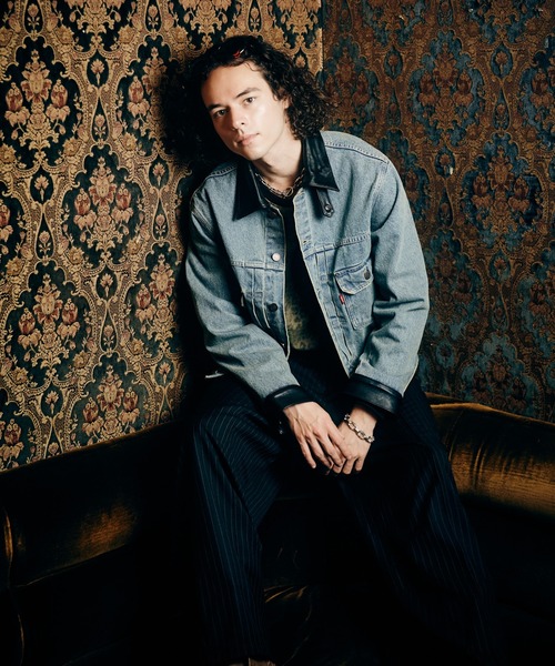 glamb(グラム)の「Leather Combination Denim Jacket / レザーコンビネーションデニムジャケット(デニムジャケット・メンズ・ブラック/インディゴブルー・S/M/L)」の11枚目の写真