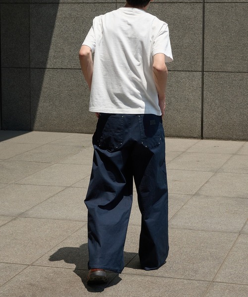 Perushu(ペルーシュ)の「SIDE HENLEY DOT BUTTON SLUB/サイドヘンリードットボタンスラブ(Tシャツ/カットソー・メンズ・杢グレー/ネイビー/オフホワイト・SMALL/LARGE/MEDIUM)」の9枚目の写真