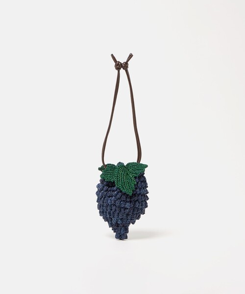 Steven Alan(スティーブンアラン)の「<MARCOMONDE>BUAH/バッグ(かごバッグ・レディース・パープル/レッド・FREE)」の1枚目の写真