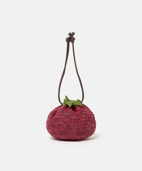 Steven Alan(スティーブンアラン)の「<MARCOMONDE>BUAH/バッグ(かごバッグ・レディース・パープル/レッド・FREE)」の4枚目の写真