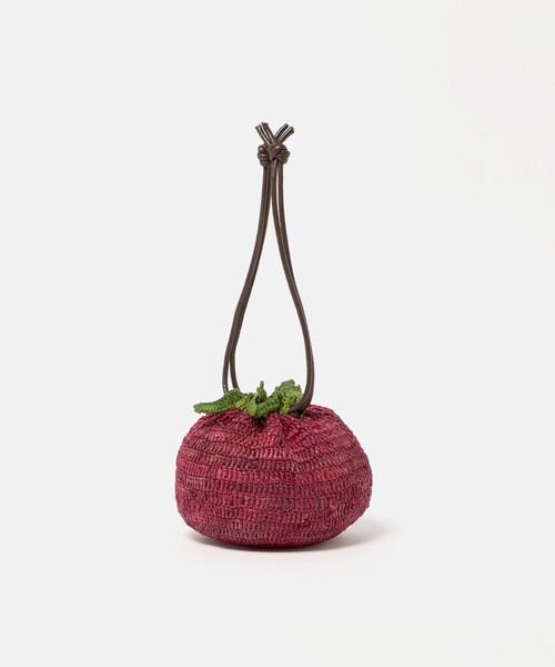 Steven Alan(スティーブンアラン)の「<MARCOMONDE>BUAH/バッグ(かごバッグ・レディース・パープル/レッド・FREE)」の5枚目の写真