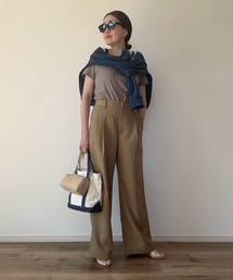 Trefle blanc（トレフルブラン）の「【original】NEW★ chino 2tuck-pants（チノパンツ）」