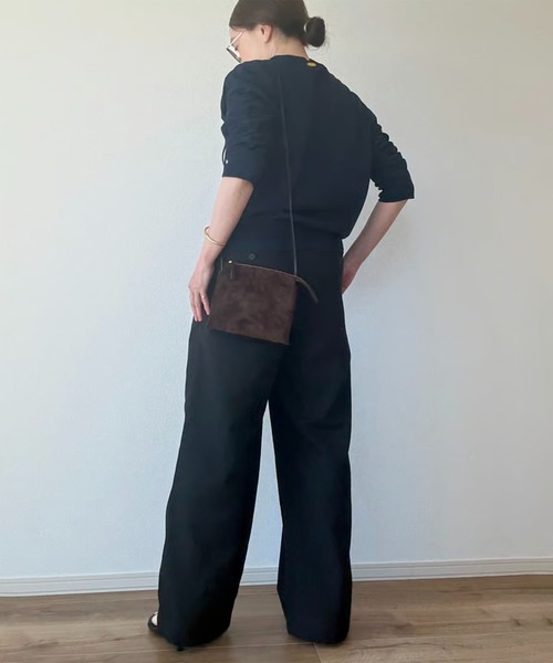 Trefle blanc(トレフルブラン)の「【original】NEW★ chino 2tuck-pants(チノパンツ・レディース・ブラック/ベージュ・FREE)」の16枚目の写真