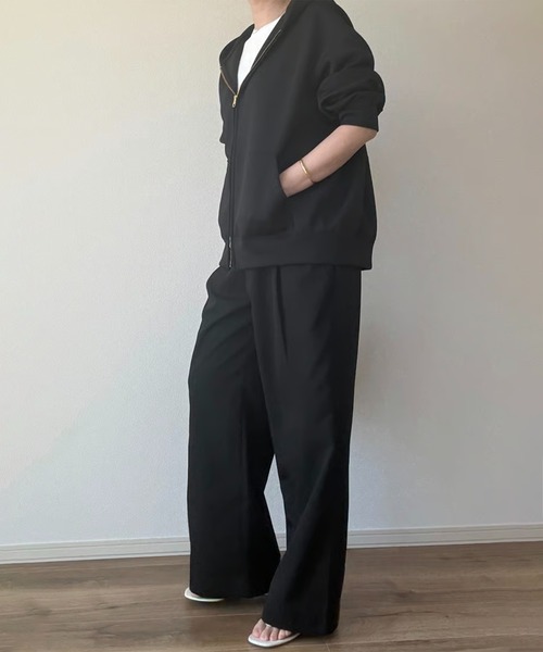 Trefle blanc(トレフルブラン)の「【original】NEW★ chino 2tuck-pants(チノパンツ・レディース・ブラック/ベージュ・FREE)」の22枚目の写真