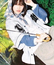 mhs2655-Patchwork baseball shirts ベースボールシャツ(efdig-12)