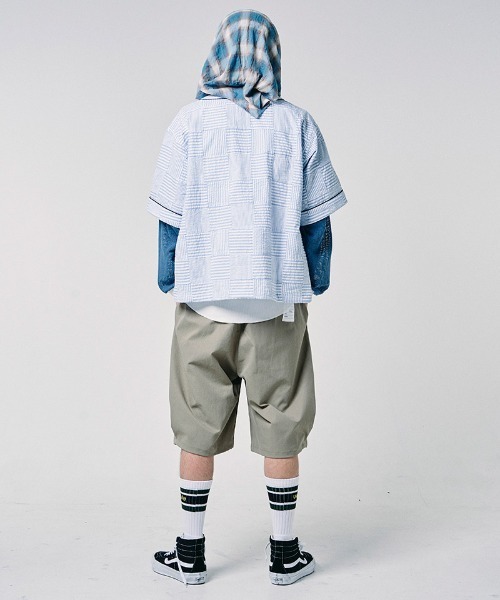 EFFECTEN（エフェクテン）の「mhs2655-Patchwork baseball shirts ベースボールシャツ(efdig-12)（シャツ/ブラウス・メンズ・ブラック/ブルー・M/L）」の18枚目の写真