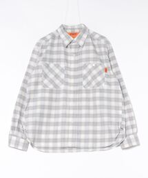UNIVERSAL OVERALL | /UNIVERSAL OVERALL/OMBRE CHECK LS ST(シャツ/ブラウス)