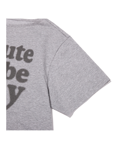 KIRSH（キルシー）の「キルシ メロウ スローガングラフィック ルーズフィットTシャツ [メランジグレー]（Tシャツ/カットソー・レディース・その他・FREE）」の3枚目の写真