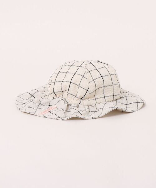 BREEZE(ブリーズ)の「【UVカット】Bpop ベビーシェルハット(その他ベビー用品・キッズ・ブルー/チャコール・48/46)」の3枚目の写真