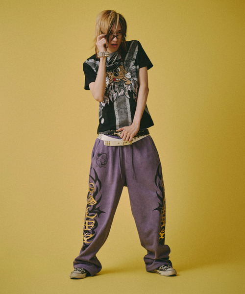 GALFY（ガルフィー）の「『GALFY/ガルフィー』UKギャル男 TEE（Tシャツ/カットソー・レディース・ブラック系1/ブラック/ホワイト・XL/L）」の18枚目の写真