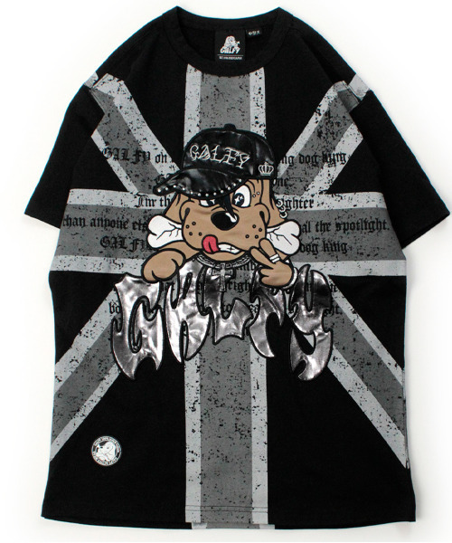GALFY（ガルフィー）の「『GALFY/ガルフィー』UKギャル男 TEE（Tシャツ/カットソー・レディース・ブラック系1/ブラック/ホワイト・XL/L）」の7枚目の写真