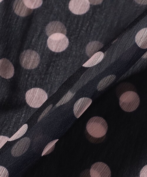 Sister Jane(シスタージェーン)の「sister jane / Painterly Polka Chiffon Blouse(シャツ/ブラウス・レディース・ブラック・SMALL)」の3枚目の写真