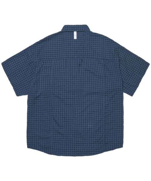 NOMANUAL(NOMANUAL)の「T.C HALF SHIRT - NAVY(シャツ/ブラウス・レディース・その他・MEDIUM/LARGE/X-LARGE)」の2枚目の写真