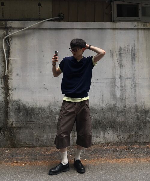XERO（ゼロ）の「マルチカーゴオーバーコットンショーツ[チャコール]（その他パンツ・メンズ・その他・MEDIUM/LARGE）」の9枚目の写真