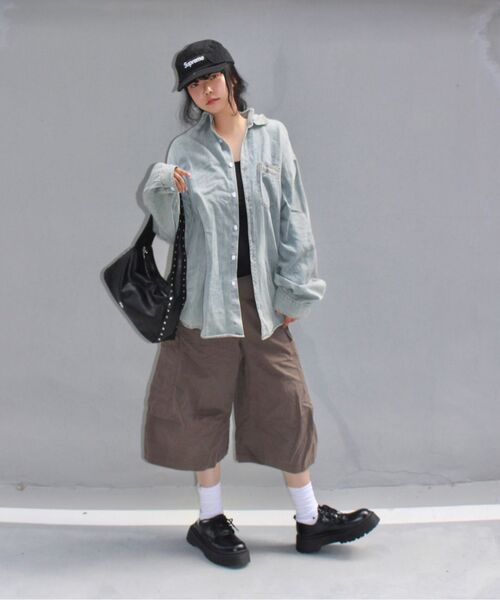 XERO（ゼロ）の「マルチカーゴオーバーコットンショーツ[チャコール]（その他パンツ・メンズ・その他・MEDIUM/LARGE）」の11枚目の写真