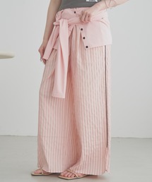 Relaxed piping pants/リラックスストライプパンツ