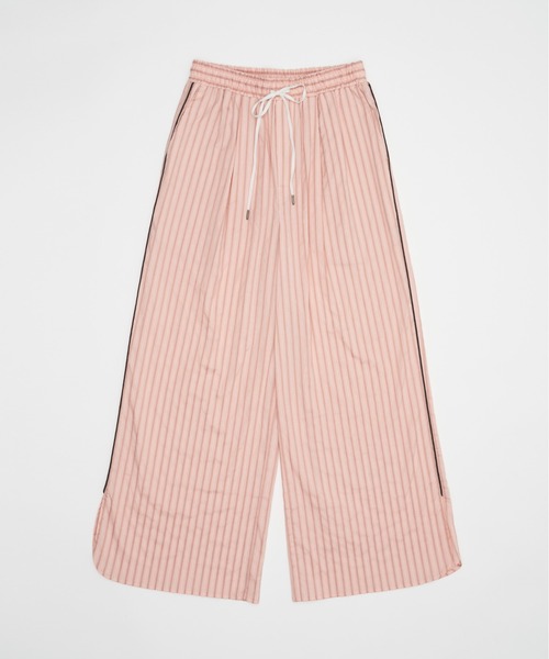 SOEMIN（ソミン）の「Relaxed piping pants／リラックスストライプパンツ（その他パンツ・レディース・ピンク/サックスブルー・FREE）」の3枚目の写真