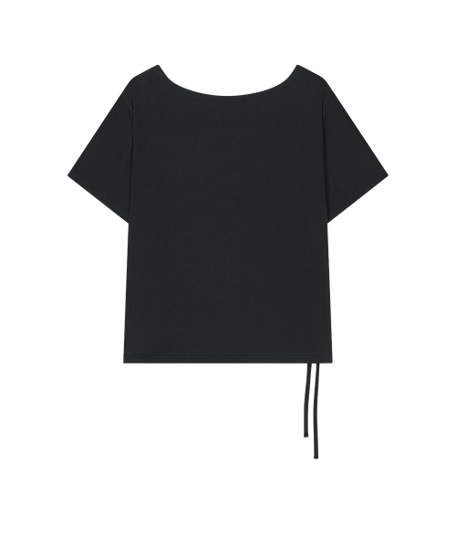 as you are(アズユーアー)の「キッチアイレットオーバーサイズTシャツブラック(Tシャツ/カットソー・レディース・その他・OS)」の5枚目の写真