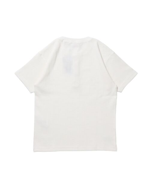 BEN DAVIS（ベンデイビス）の「【BEN DAVIS（ベンデイビス）】WAFFLE S/S HENLEY / クルーネック ワッフル オーバーサイズ 半袖 レイヤード（Tシャツ/カットソー・メンズ・ライトグレー/ワイン/ホワイト/ブラック・MEDIUM/LARGE/X-LARGE）」の9枚目の写真