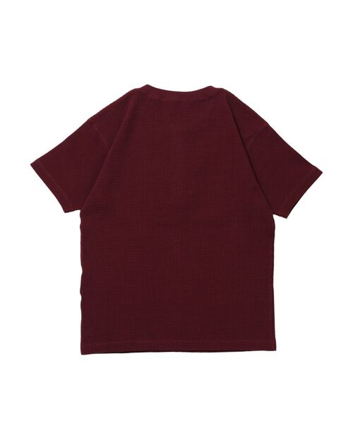 BEN DAVIS（ベンデイビス）の「【BEN DAVIS（ベンデイビス）】WAFFLE S/S HENLEY / クルーネック ワッフル オーバーサイズ 半袖 レイヤード（Tシャツ/カットソー・メンズ・ライトグレー/ワイン/ホワイト/ブラック・MEDIUM/LARGE/X-LARGE）」の13枚目の写真