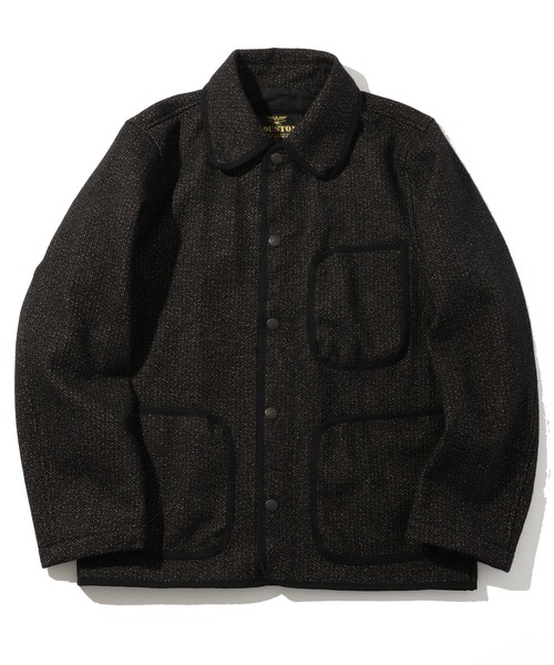 HOUSTON(ヒューストン)の「【HOUSTON/ヒューストン】BEACH CLOTH JACKET(ミリタリージャケット・メンズ・ブラック/ブラウン・38/40/42)」の1枚目の写真
