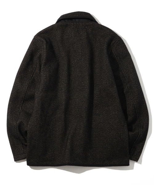 HOUSTON(ヒューストン)の「【HOUSTON/ヒューストン】BEACH CLOTH JACKET(ミリタリージャケット・メンズ・ブラック/ブラウン・38/40/42)」の4枚目の写真