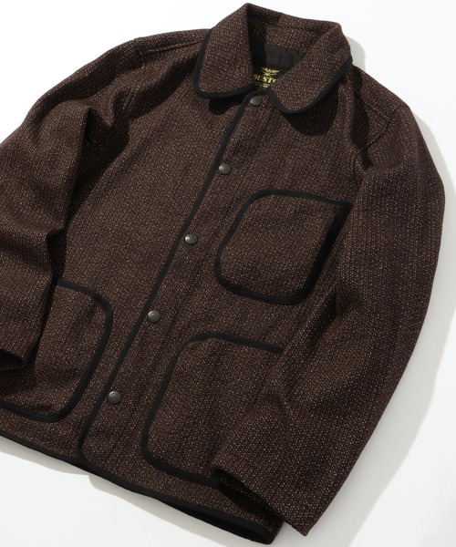 HOUSTON(ヒューストン)の「【HOUSTON/ヒューストン】BEACH CLOTH JACKET(ミリタリージャケット・メンズ・ブラック/ブラウン・38/40/42)」の8枚目の写真