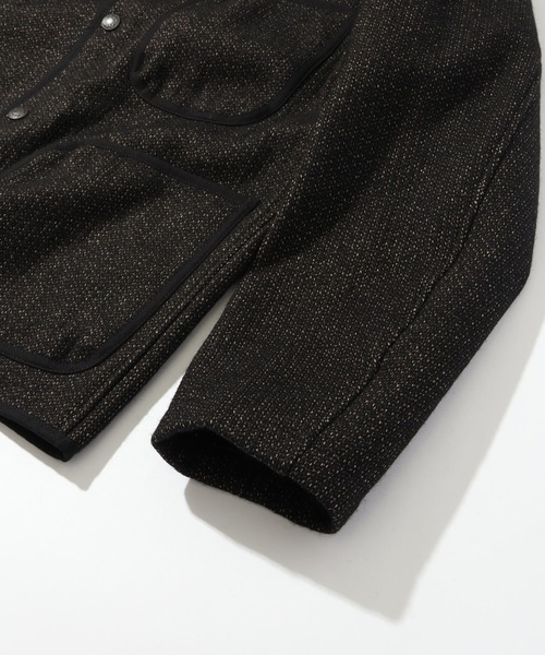 HOUSTON(ヒューストン)の「【HOUSTON/ヒューストン】BEACH CLOTH JACKET(ミリタリージャケット・メンズ・ブラック/ブラウン・38/40/42)」の12枚目の写真