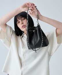 VELNUS（ベルナス）の「【VELNUS】Multi-Way Cross Design Chain Drawstring Bag/マルチway クロスデザイン チェーン巾着バッグ（ショルダーバッグ・メンズ）」
