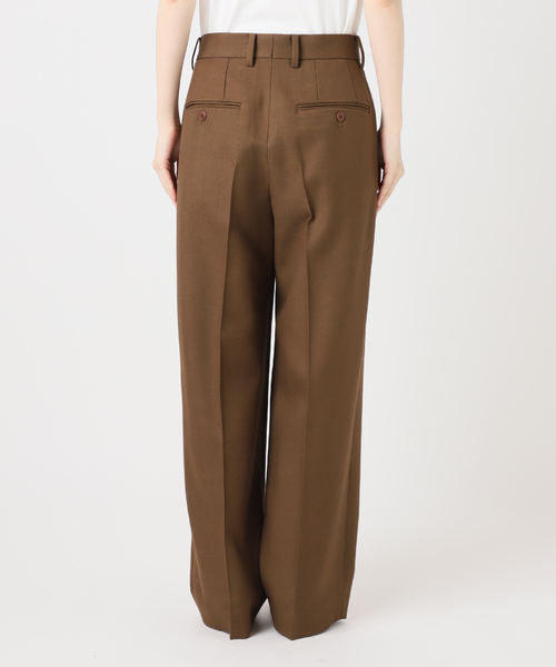 Spick & Span(スピックアンドスパン)の「《一部店舗+WEB限定》Double-Pleated Trousers(スラックス・レディース・オレンジ/ブラウン・36/38)」の8枚目の写真