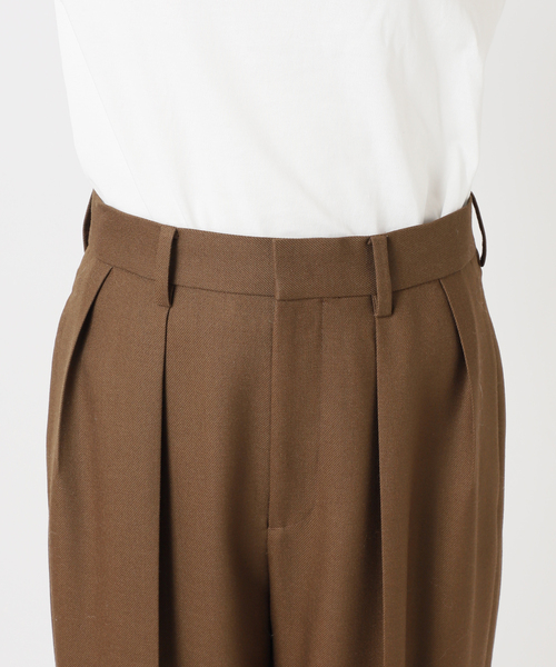 Spick & Span(スピックアンドスパン)の「《一部店舗+WEB限定》Double-Pleated Trousers(スラックス・レディース・オレンジ/ブラウン・36/38)」の10枚目の写真