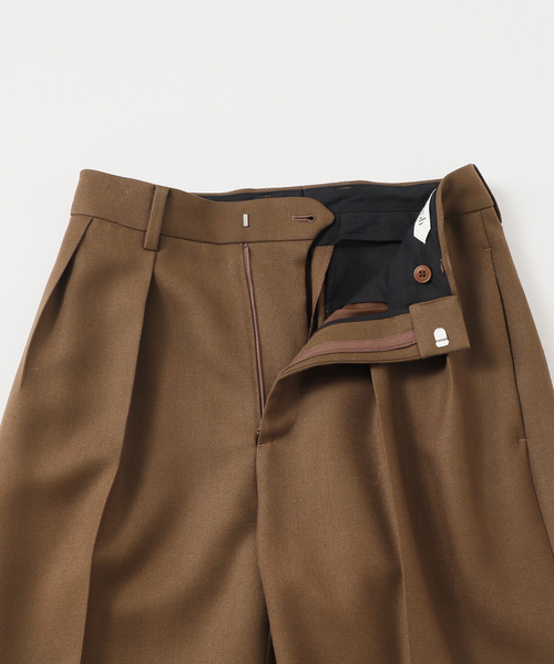 Spick & Span(スピックアンドスパン)の「《一部店舗+WEB限定》Double-Pleated Trousers(スラックス・レディース・オレンジ/ブラウン・36/38)」の16枚目の写真