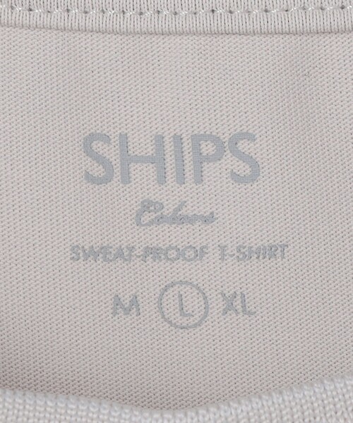 SHIPS Colors（シップス カラーズ）の「SHIPS Colors:〈汗染み防止・遮熱・吸水速乾・UVカット〉ルーズ シルエット T（Tシャツ/カットソー・メンズ・ライトホワイト/ブラック/ベージュ・LARGE/X-LARGE/MEDIUM）」の10枚目の写真
