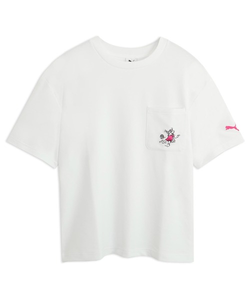 PUMA(プーマ)の「PUMA プーマ メンズ ESS エレベーテッド MX ベビーテリー ポケット 半袖 Tシャ(Tシャツ/カットソー・メンズ・ホワイト/ブラック/ライトグレー・SMALL/XX-LARGE/MEDIUM/LARGE/X-LARGE)」の2枚目の写真