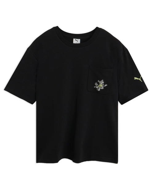 PUMA(プーマ)の「PUMA プーマ メンズ ESS エレベーテッド MX ベビーテリー ポケット 半袖 Tシャ(Tシャツ/カットソー・メンズ・ホワイト/ブラック/ライトグレー・SMALL/XX-LARGE/MEDIUM/LARGE/X-LARGE)」の1枚目の写真
