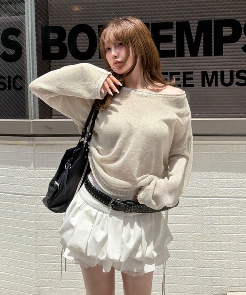 RAY CASSIN（レイカズン）の「スタッズ付きベルト（ベルト・レディース・ブラック/ブラウン・FREE）」の20枚目の写真