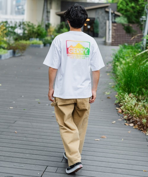 En serio TOKYO(エンソリオトーキョー)の「【GERRY】別注グラデーション半袖Tシャツ 52-9192G-IMP(Tシャツ/カットソー・メンズ・ホワイト/ブラック/ダークブルー/オートミール/カーキ・MEDIUM/SMALL/X-LARGE/LARGE)」の9枚目の写真