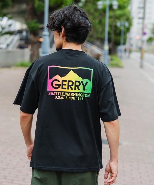 En serio TOKYO(エンソリオトーキョー)の「【GERRY】別注グラデーション半袖Tシャツ 52-9192G-IMP(Tシャツ/カットソー・メンズ・ホワイト/ブラック/ダークブルー/オートミール/カーキ・MEDIUM/SMALL/X-LARGE/LARGE)」の11枚目の写真