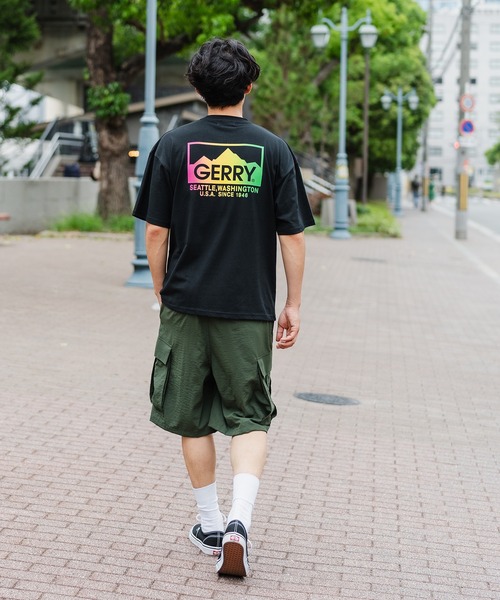 En serio TOKYO(エンソリオトーキョー)の「【GERRY】別注グラデーション半袖Tシャツ 52-9192G-IMP(Tシャツ/カットソー・メンズ・ホワイト/ブラック/ダークブルー/オートミール/カーキ・MEDIUM/SMALL/X-LARGE/LARGE)」の14枚目の写真